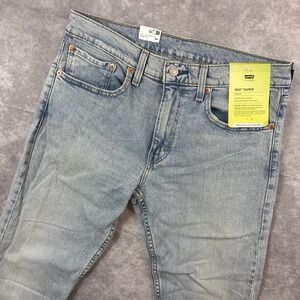 Levis 502 Jeans Men's 32x29 Blue Denim Taper Regular Stretch Performance NEW